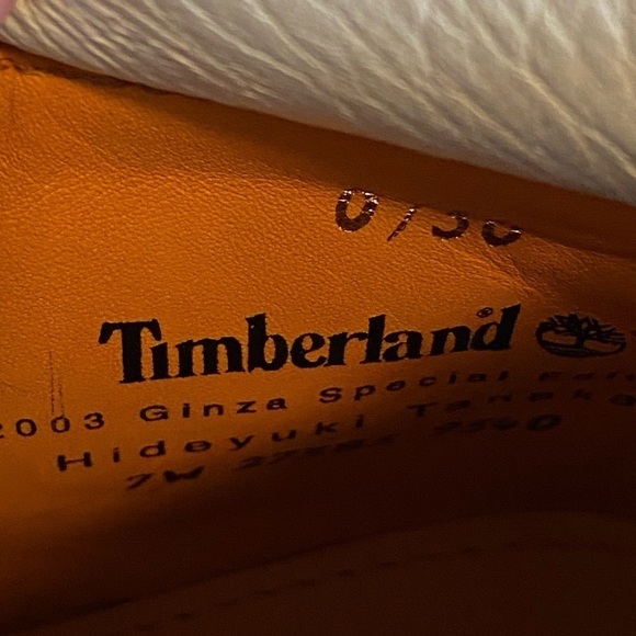 Timberland Ginza project 2003 Hideyuki Tanaka boots 7 - Picture 8 of 10